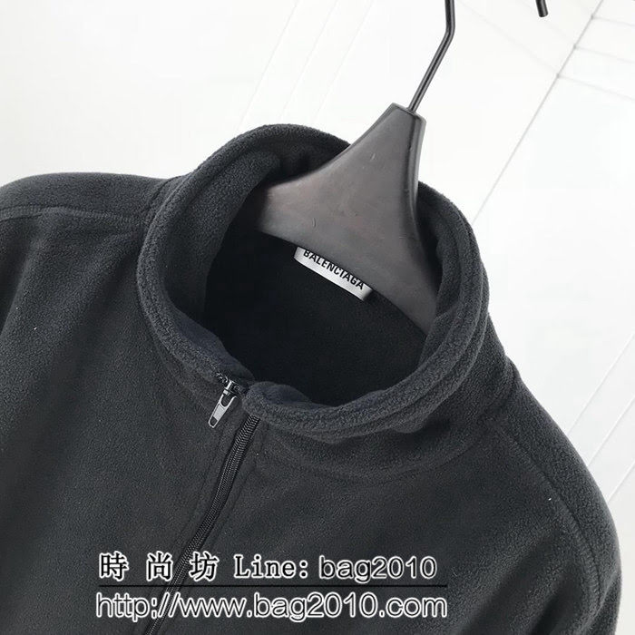 BALENCIAGA巴黎世家 19年新款 背後彩虹國旗 遙粒絨布絨面料 OS寬鬆版 夾克外套衫 男女同款 ydi2592